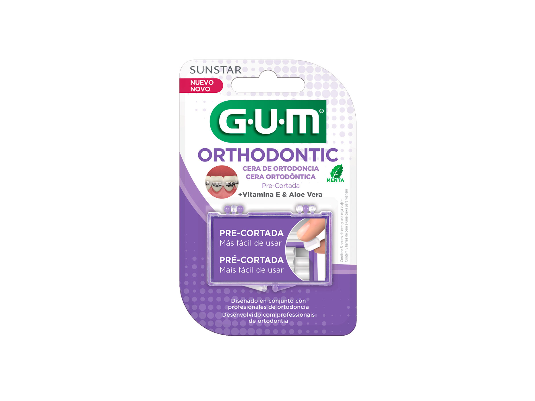 723 GUM ORTHODONTIC WAX CERA PARA ORTODONCIA SABOR NEUTRO