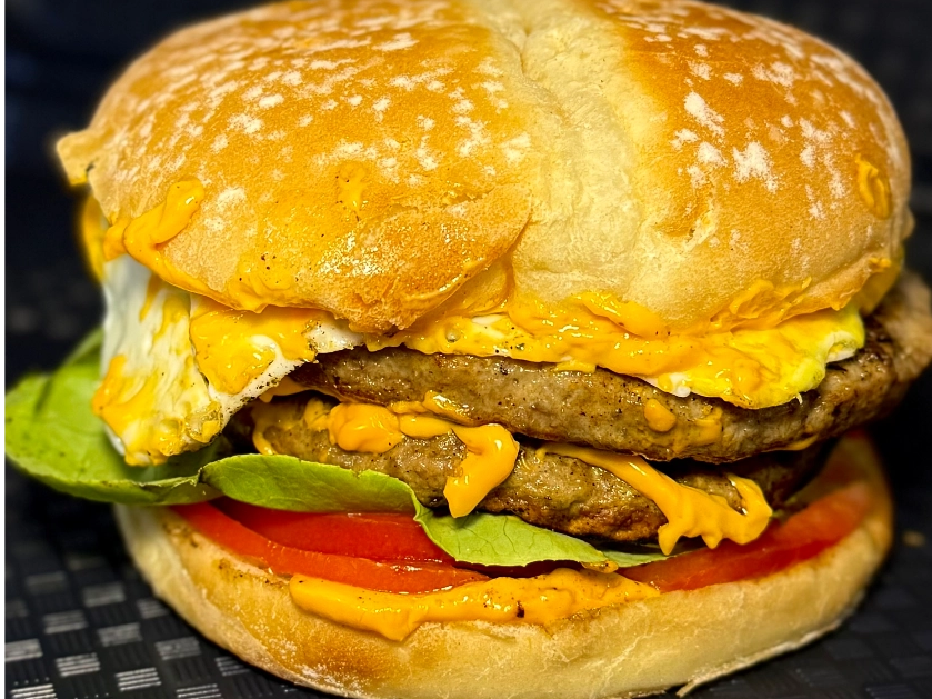 HAMBURGUESA DOBLE COMPLETA