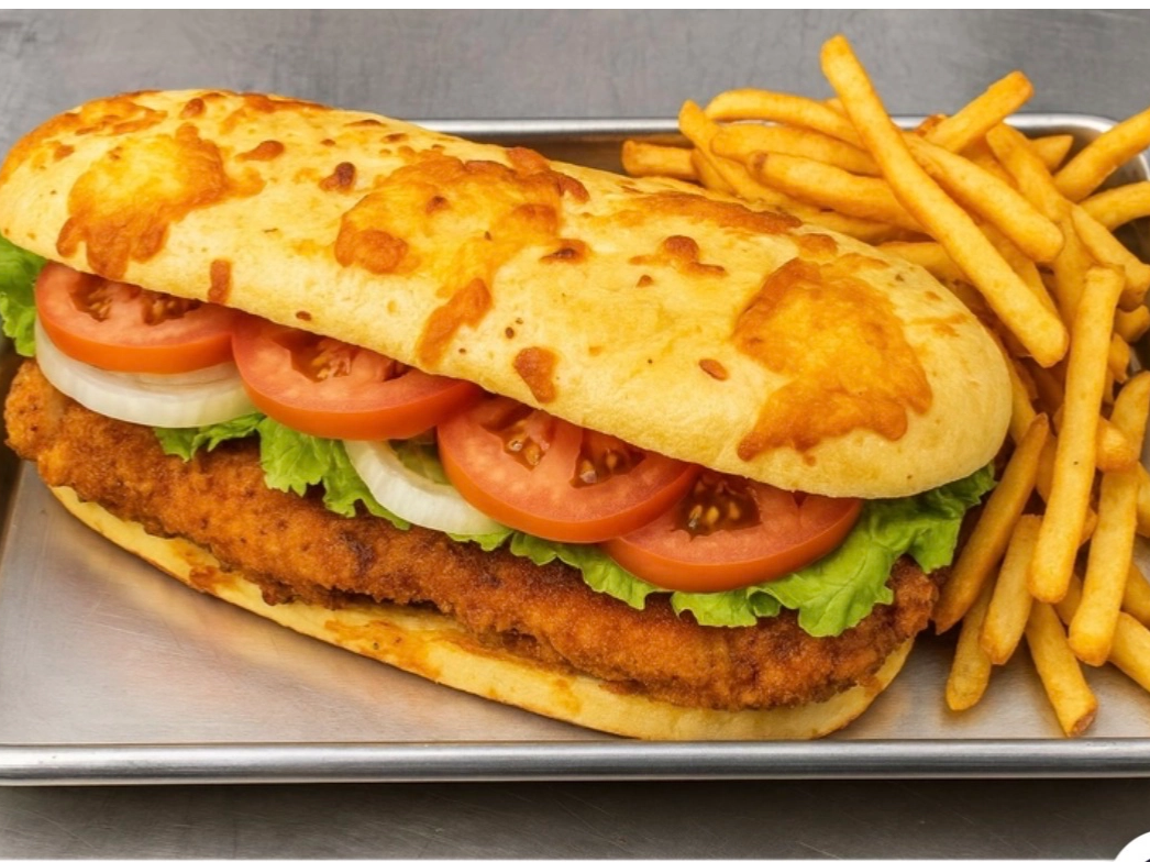 XL sandwich de milanesa completa