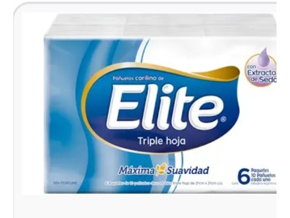 Pañuelos descatable elite x 1