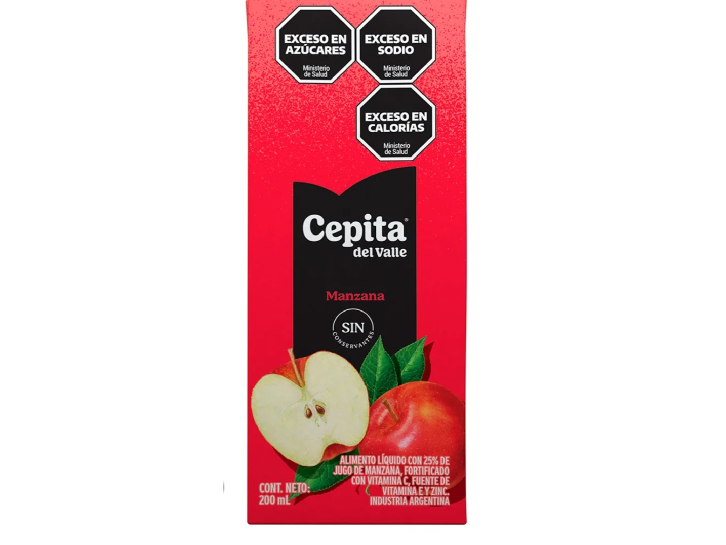 Jugo cepita manzana 200 ml