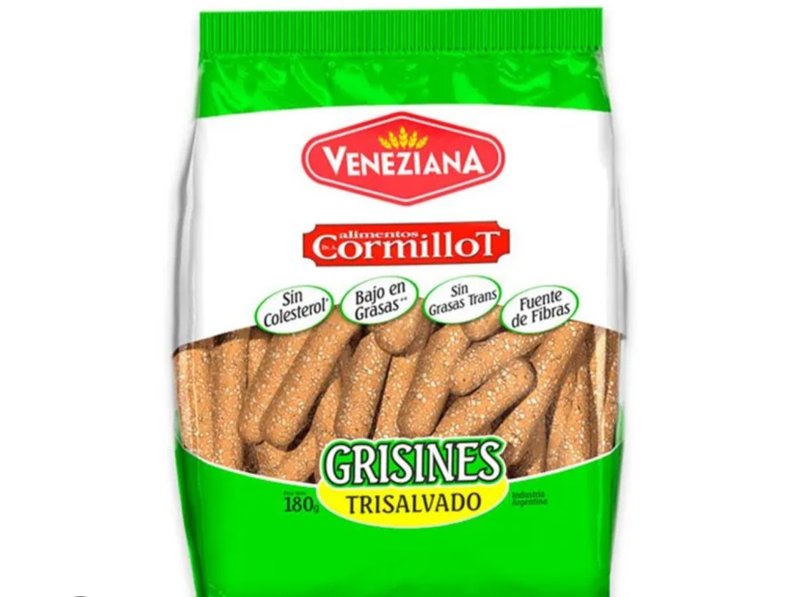 Grisines de salvado la veneziana