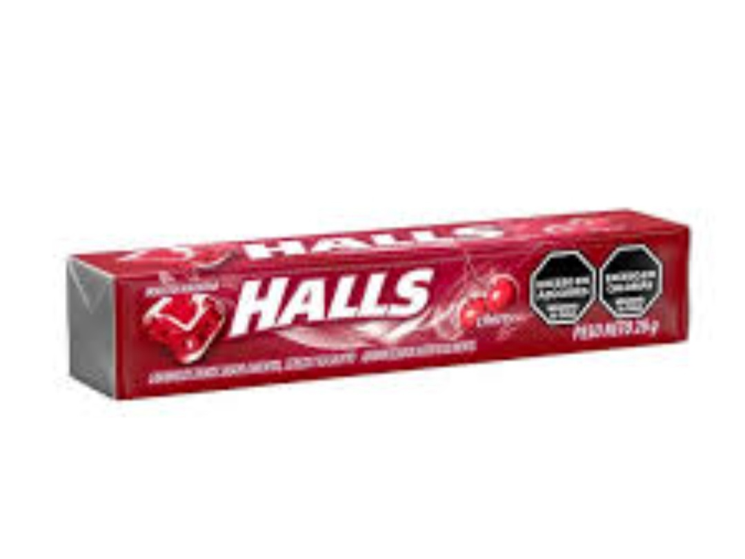 Caramelos halls cherry