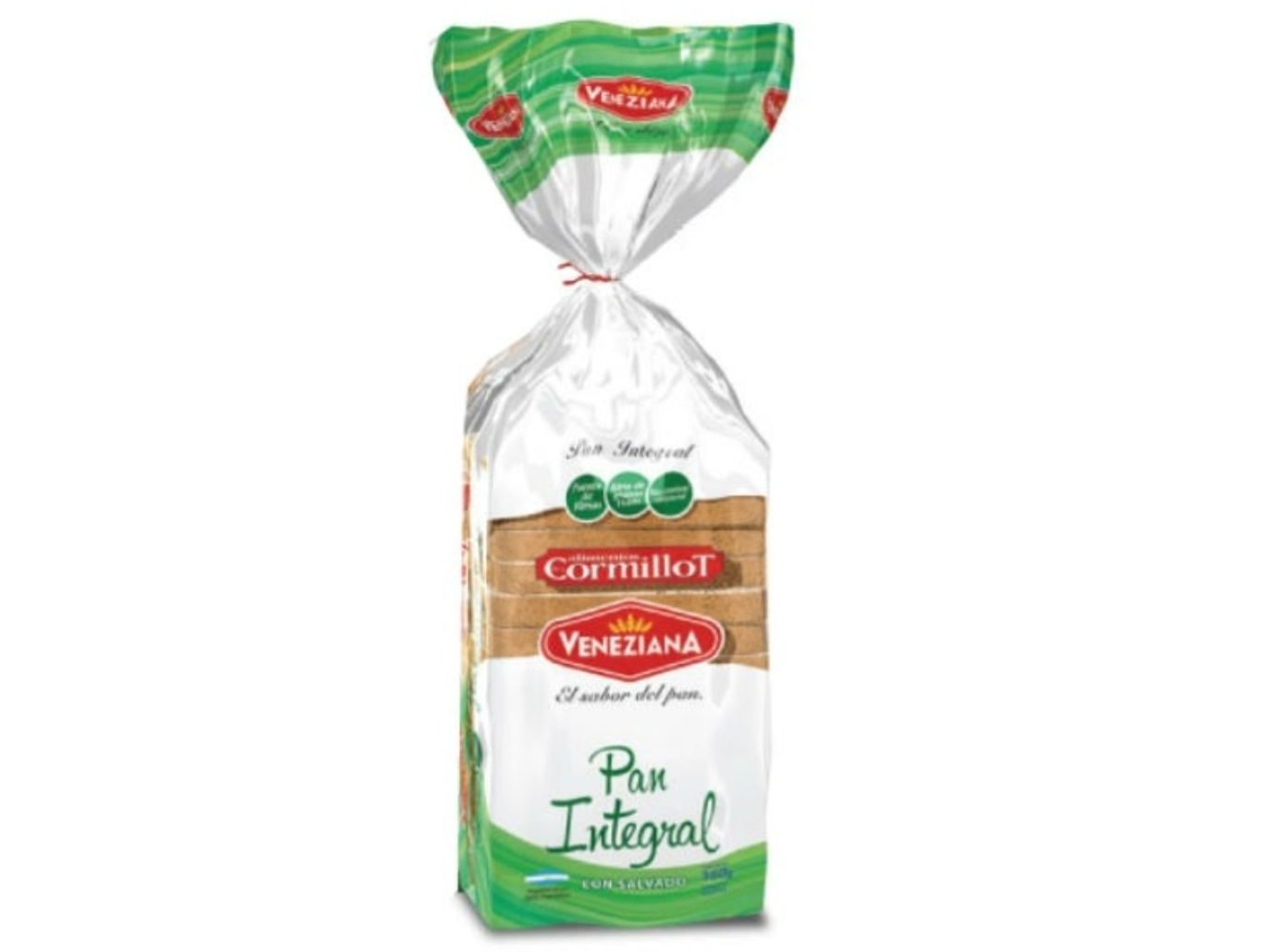 Pan lactal la veneziana salvado x 400 grs