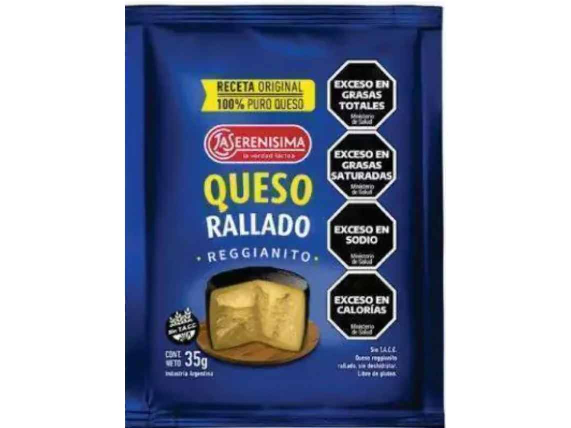 Queso rallado la serenissima x 40 grs