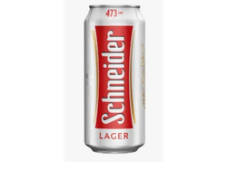 Cerveza schneider lata 473 cc