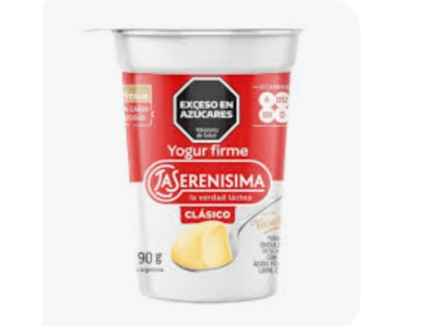Yogurt firme la serenisima de vainilla