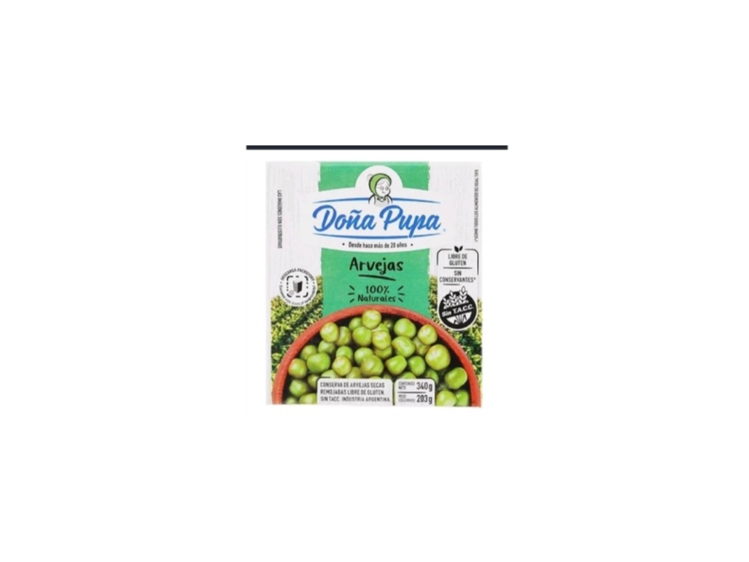 Arvejas en lata