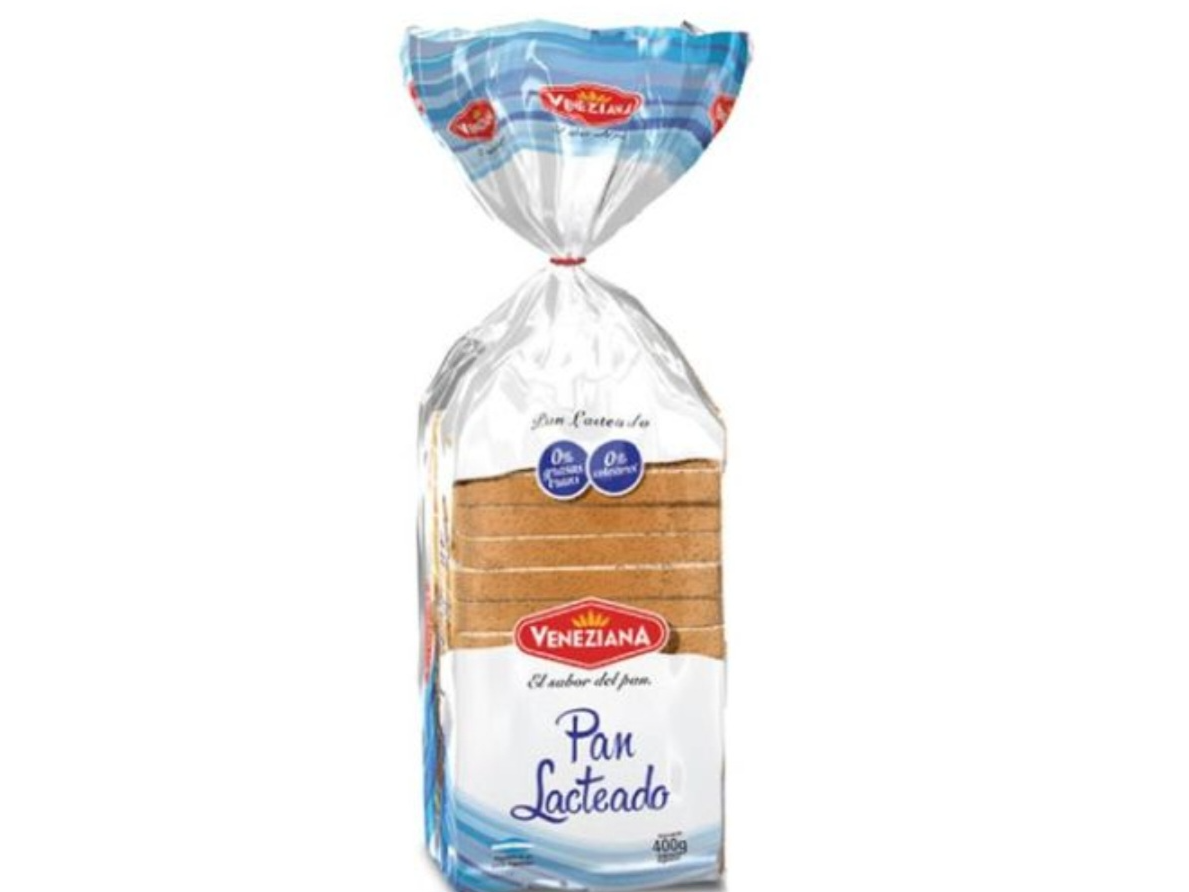 Pan lactal la veneziana blanco x 400 grs