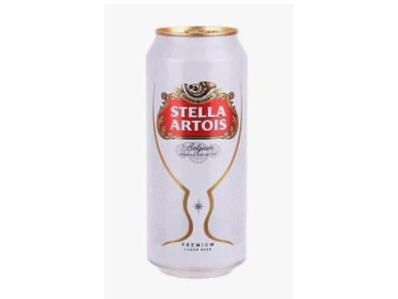 Cerveza stella lata 473 cc