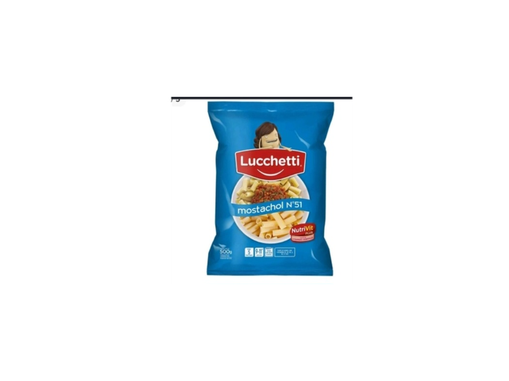 Fideos mostachol luchetti x 500 grs