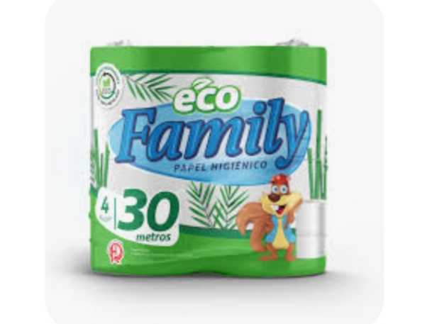 Papel higienico Eco family x 4 un