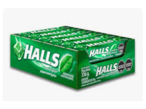 Caramelos halls menta