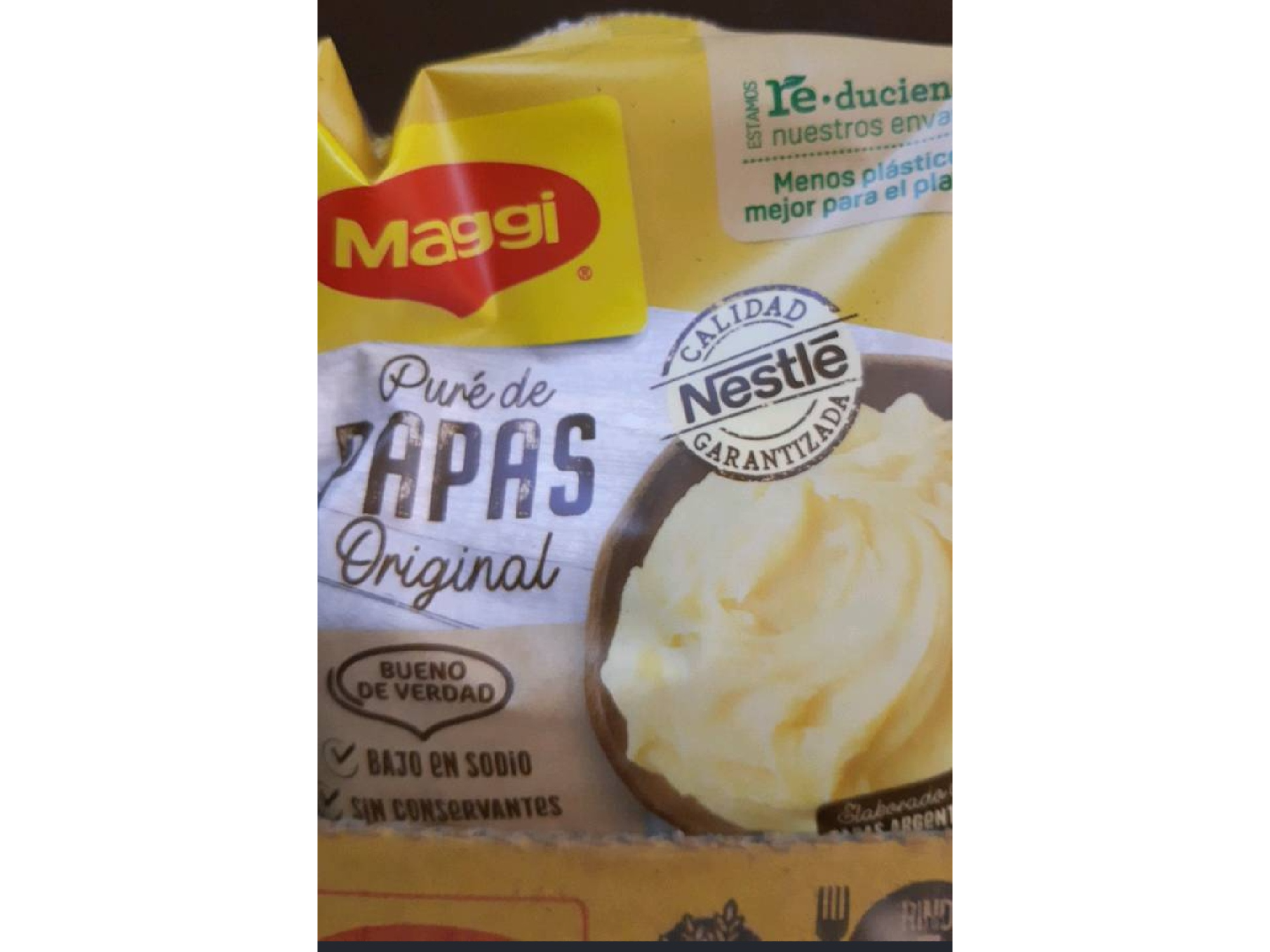 Pure de papas maggi x 125 grs