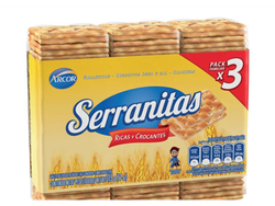 Galletas serranitas x 3 un