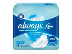 Toallitas femeninas Always x 8 un