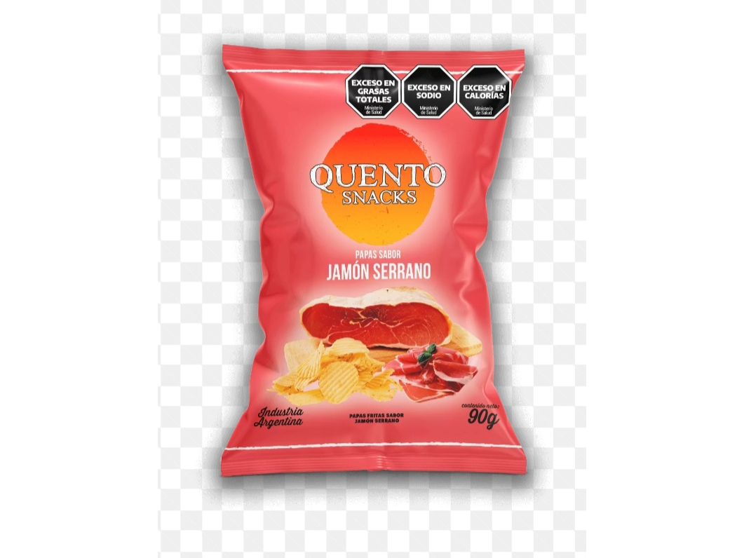 Papas quento sabor jamon