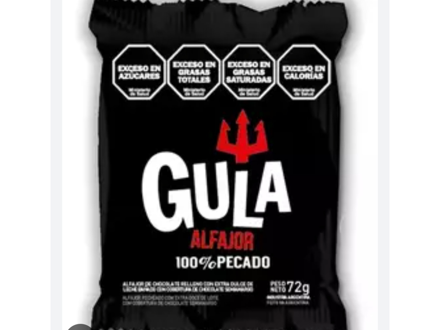 Alfajor Gula negro x 1 un