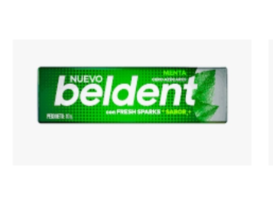 Chicle beldent menta