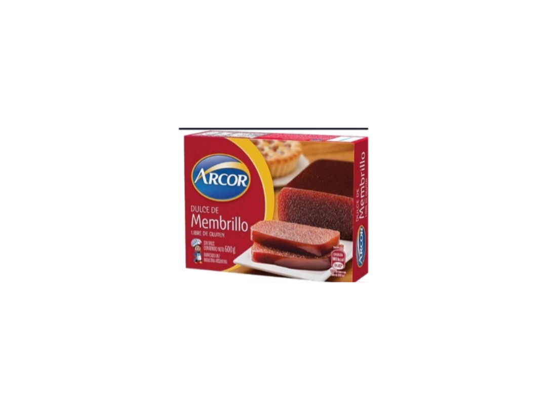 Dulce de membrillo arcor x 500 grs