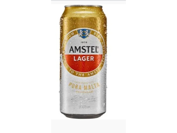 Cerveza amstel lata 473 cc