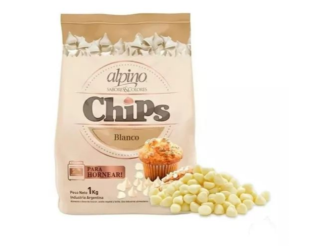 Chips de choco blanco x kg