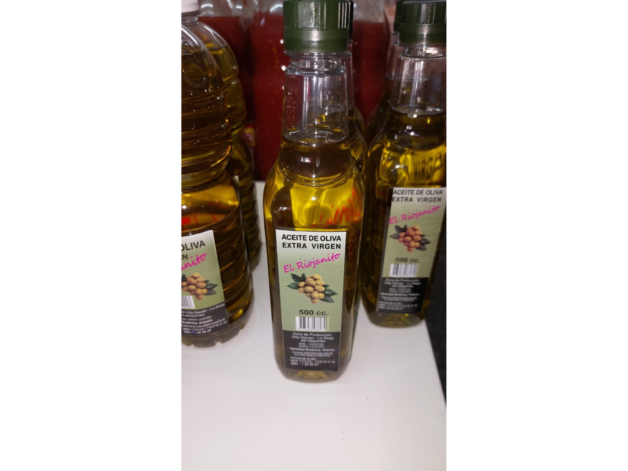 Aceite de oliva extra virgen 500cc