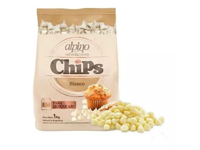 Chips de choco blanco x kg