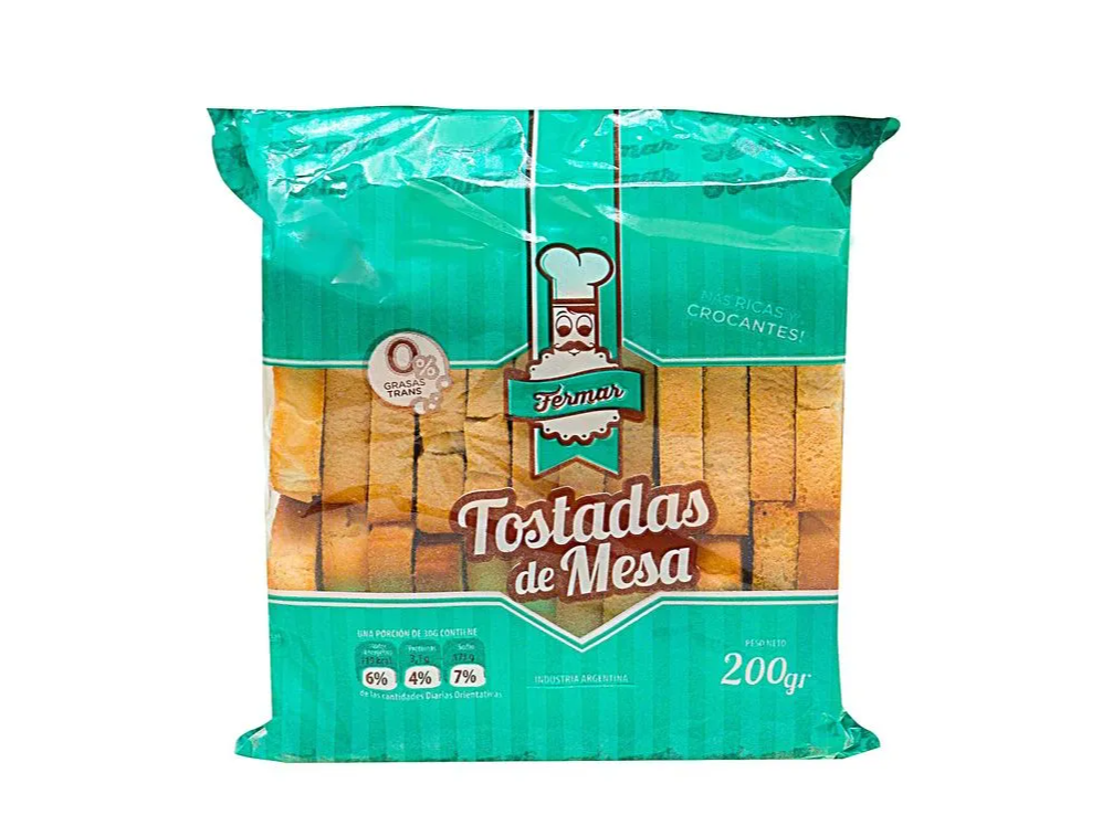 Tostadas de mesa x 900gr