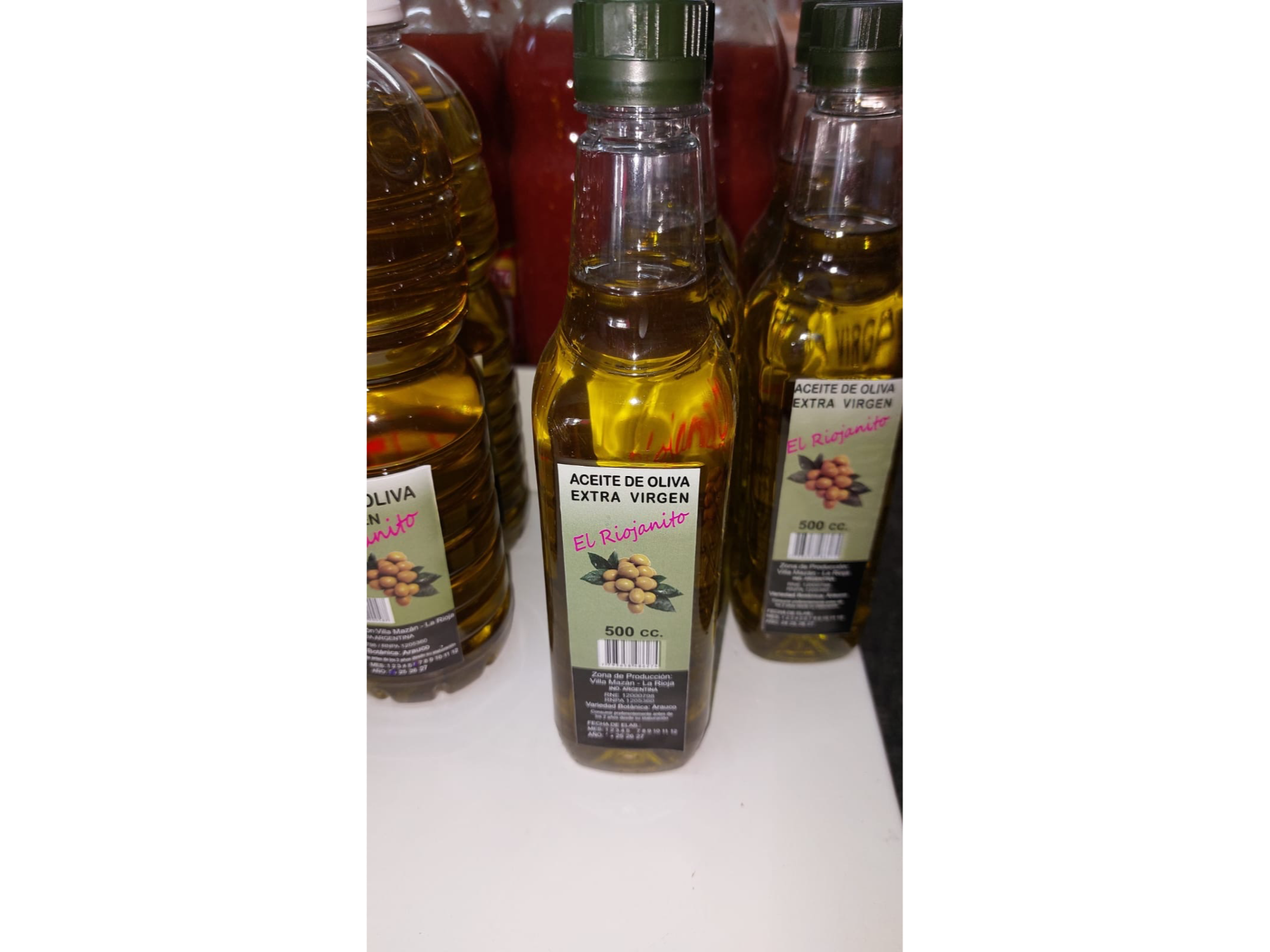 Aceite de oliva extra virgen 500cc