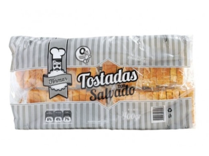 Tostadas salvado x 900gr