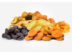 Fruta mixta deshidratada