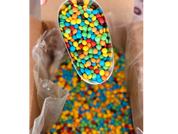 Lentejas de chocolate tipo rocklets