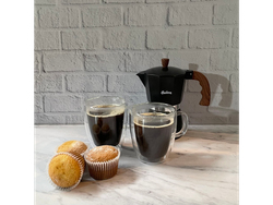 Set Taza Doble Vidrio 350ml x 2 - Carol