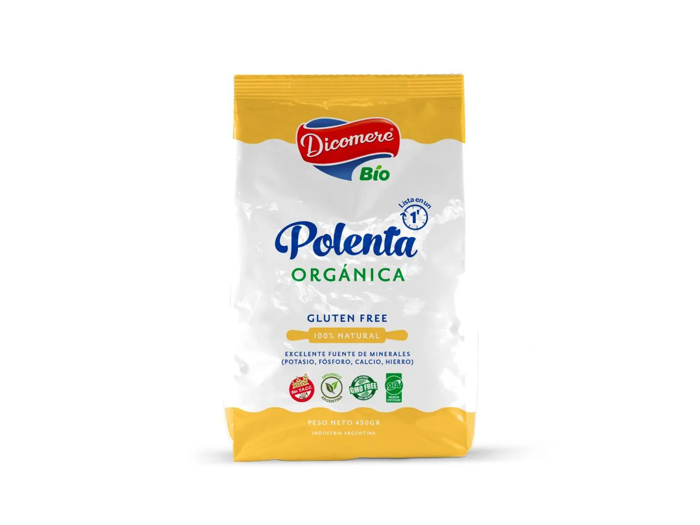 Polenta Orgánica Dicomere x 450 g