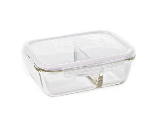 Set x 3 recipientes herméticos de vidrio 290ml