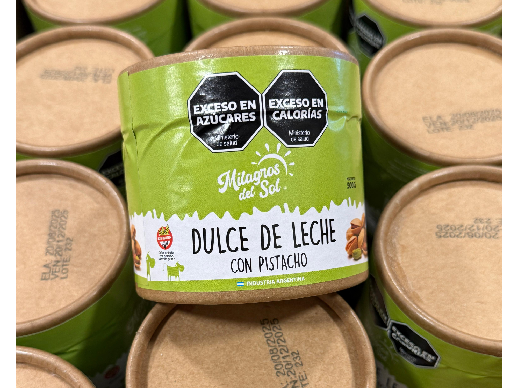 Dulce de leche con pistacho x 500g