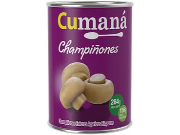 Champiñones enteros 284g x 24 unidades