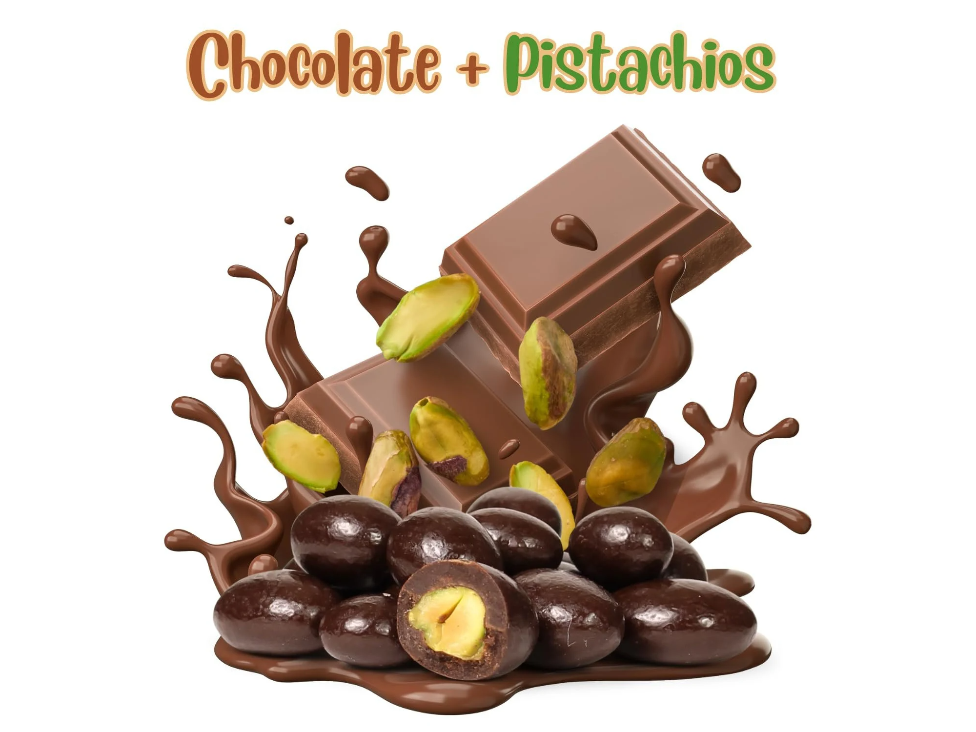 Pistachos con choco
