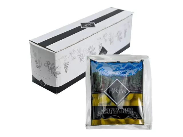 Aceituna verde descarozada 800gr