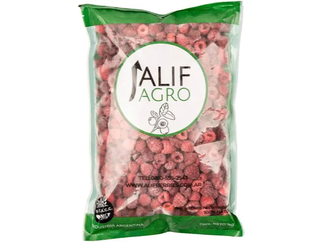 Frambuesas congeladas