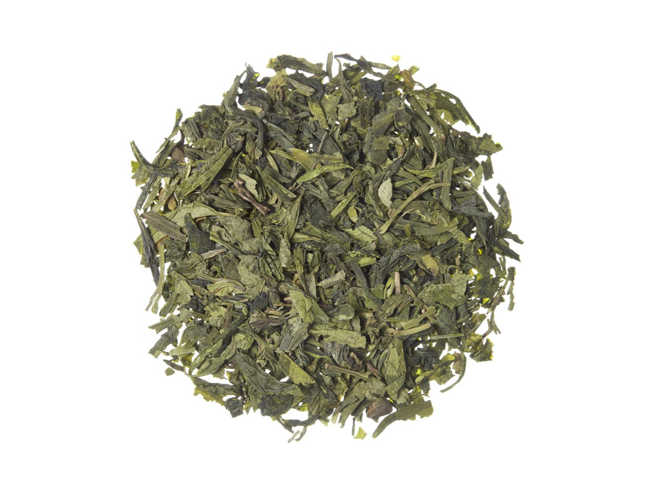 te verde en hebras