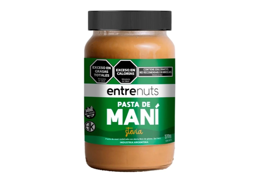 Pasta de mani stevia 370gr