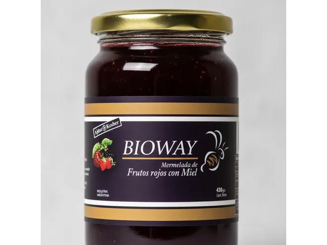 Mermelada frutos rojos Bioway 430g