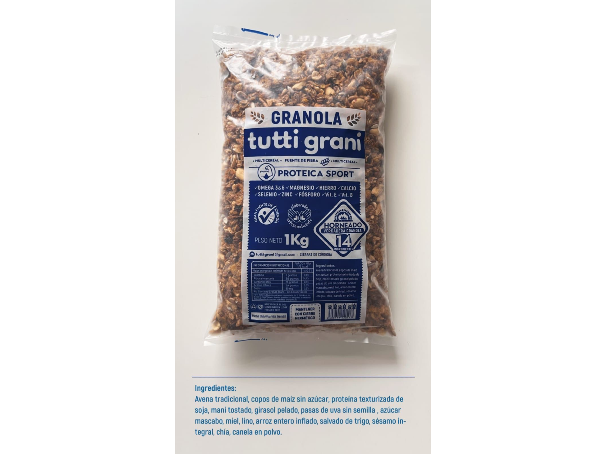 Granola proteica x kilo