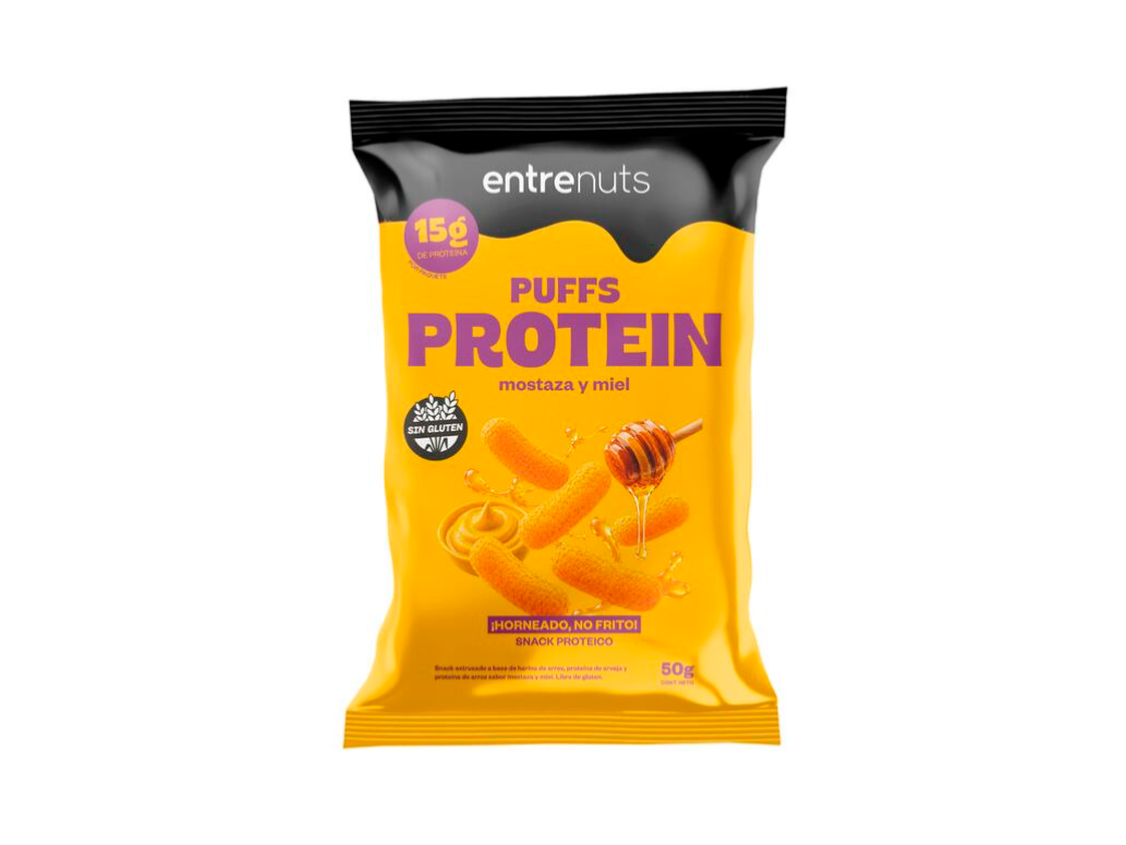 Snack proteico mostaza y miel