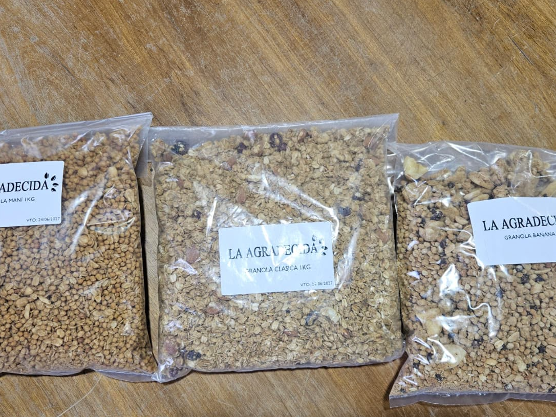 Granola proteica con banana x kg