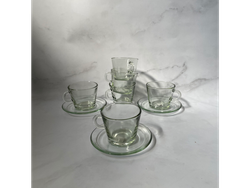 Taza café x6 vidrio - Durax