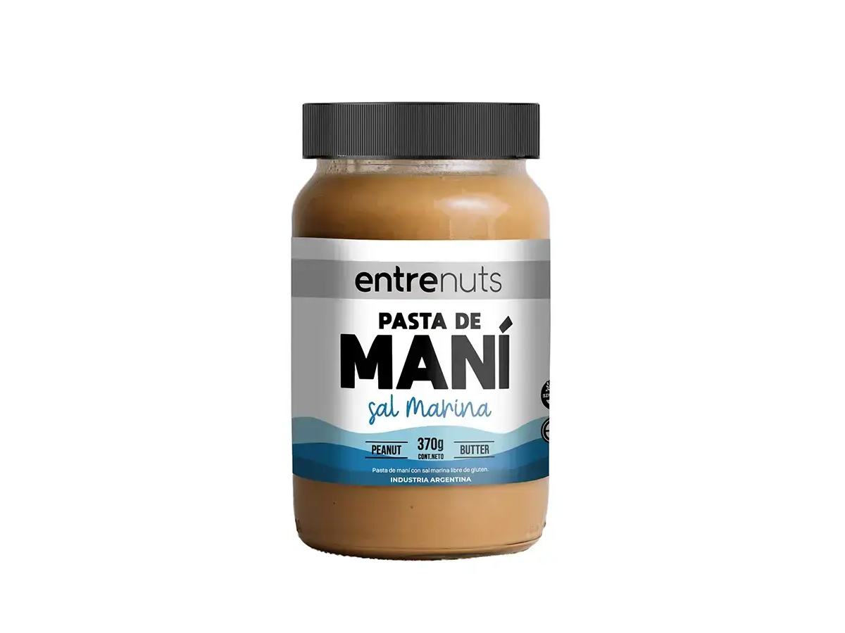 Pasta de mani con sal marina 370gr