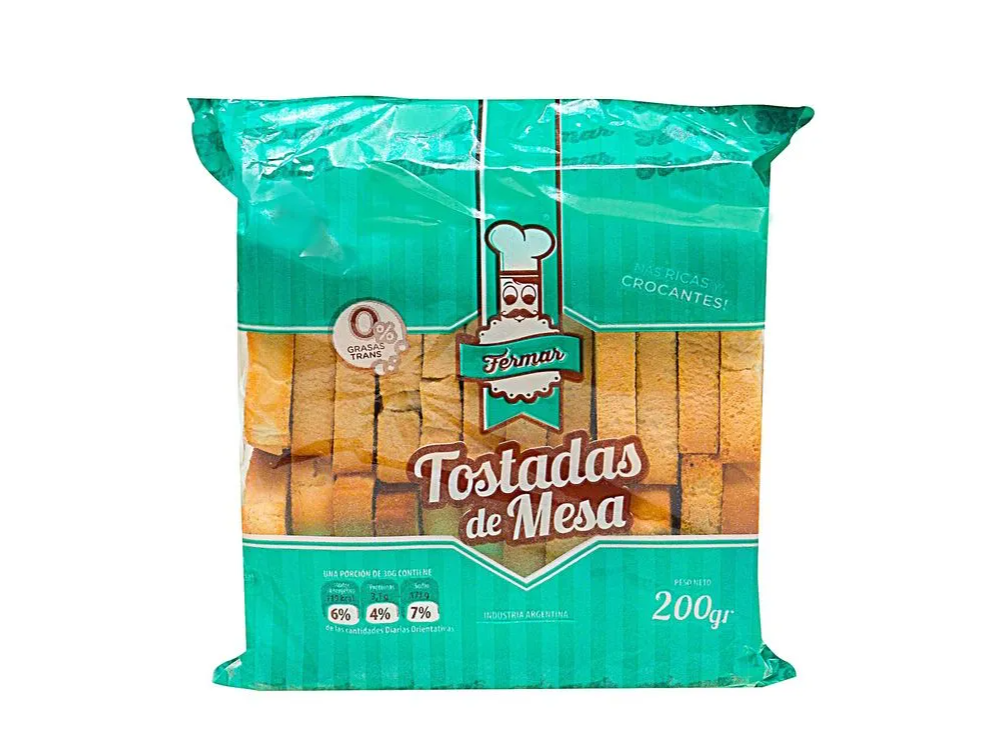 Tostadas de mesa x 900gr